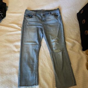 Old Navy Ripped Blue Jeans